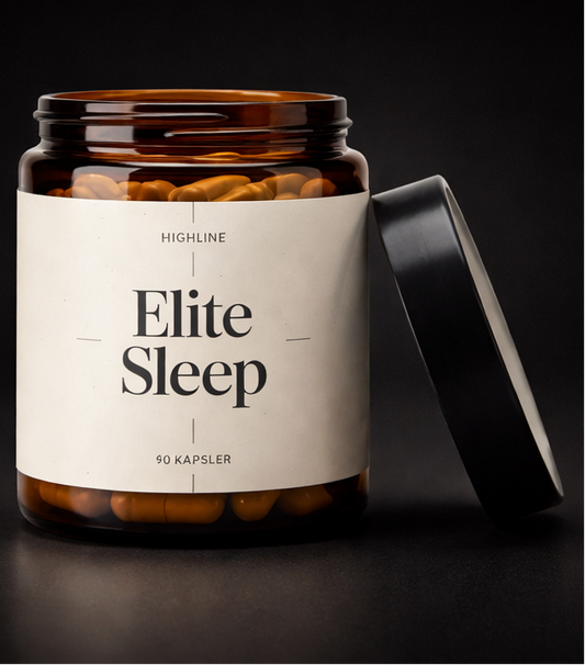 Highline Elite Sleep søvntilskudd – 90 kapsler med melatonin, L-teanin og magnesium